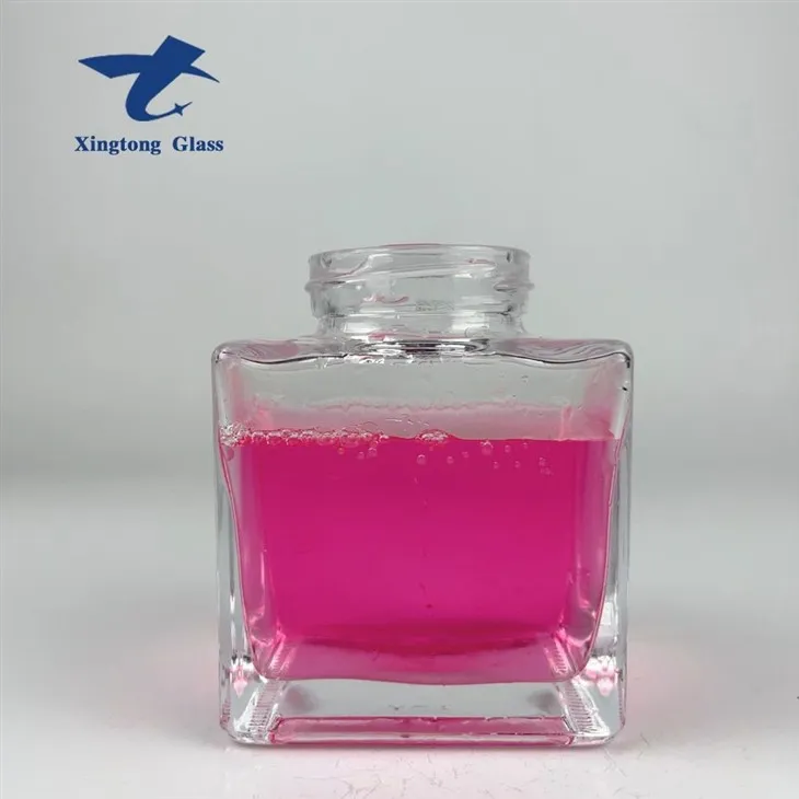 Buidéal Gloine Cearnóg 350ml